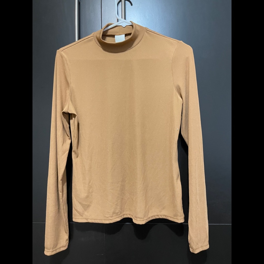COPY - COPY - H&M camel long sleeve turtleneck